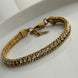 PULSERA TENNIS CON CADENA Y ZIRCONIA