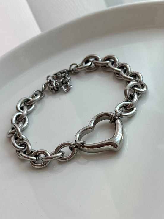 PULSERA CADENA CON CORAZON