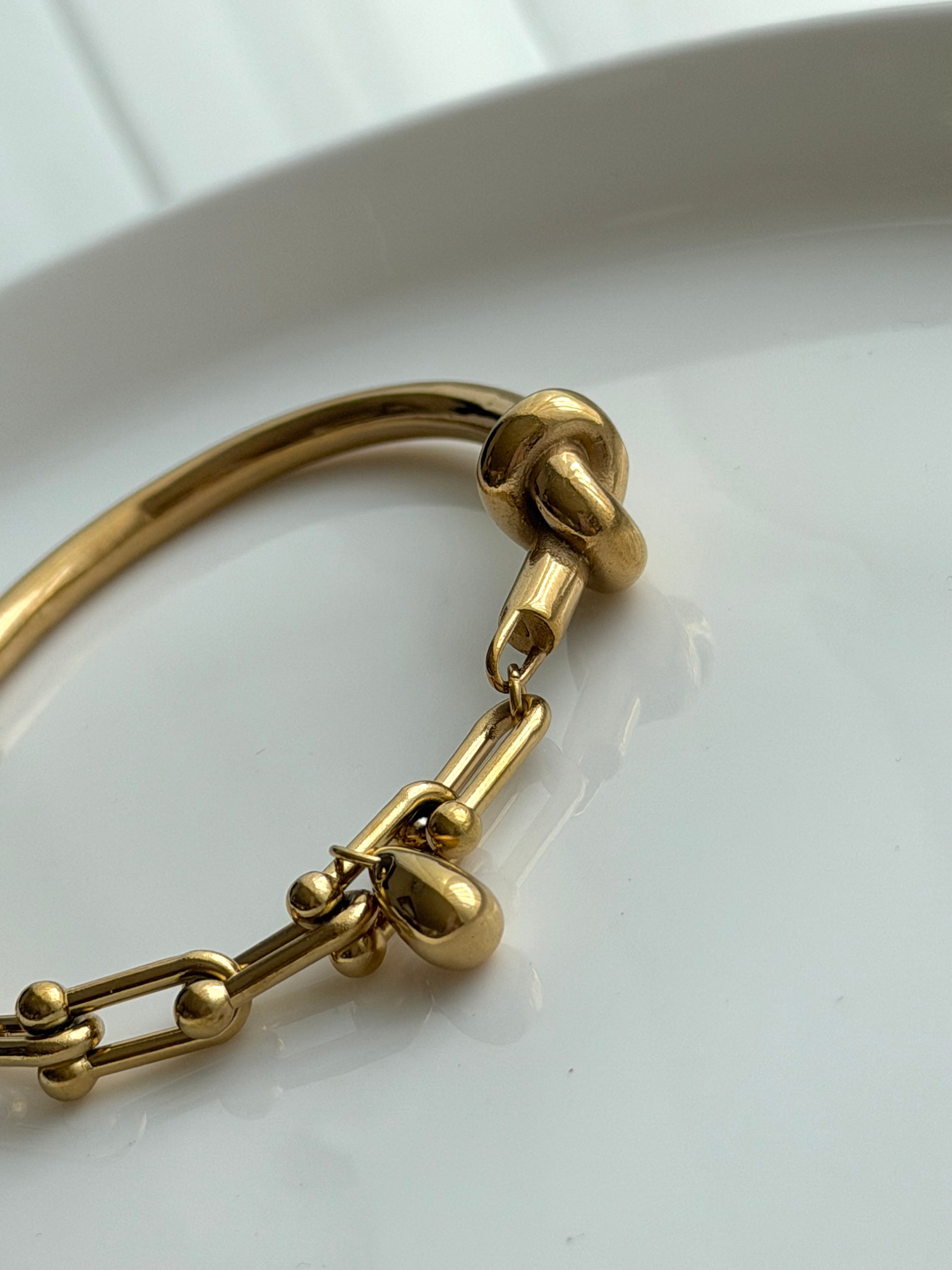 BRAZALETE NUDO ESLABÓNES