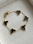 PULSERA MARIPOSAS NEGRO