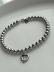 PULSERA BOLITAS CORAZON