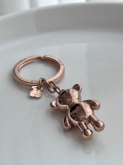 LLAVERO OSO ORO ROSA