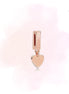 CHARM CORAZON COLGANTE ROSA