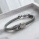 PULSERA ZIPPER PLATEADA