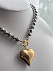 COLLAR CORAZON GLOBO
