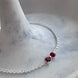 PULSERA MOÑO CRISTAL ROJO