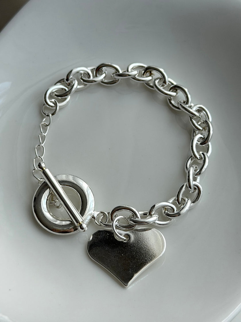 PULSERA DIJE CORAZON