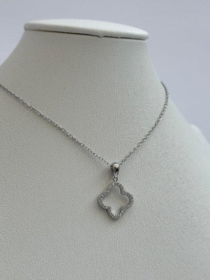 COLLAR TRÉBOL ZIRCONIAS