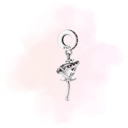 CHARM ROSA CON CRISTALES