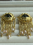 ARETE FORMA OJOS CON PERLA