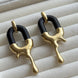 ARETE OVAL CON GOTAS