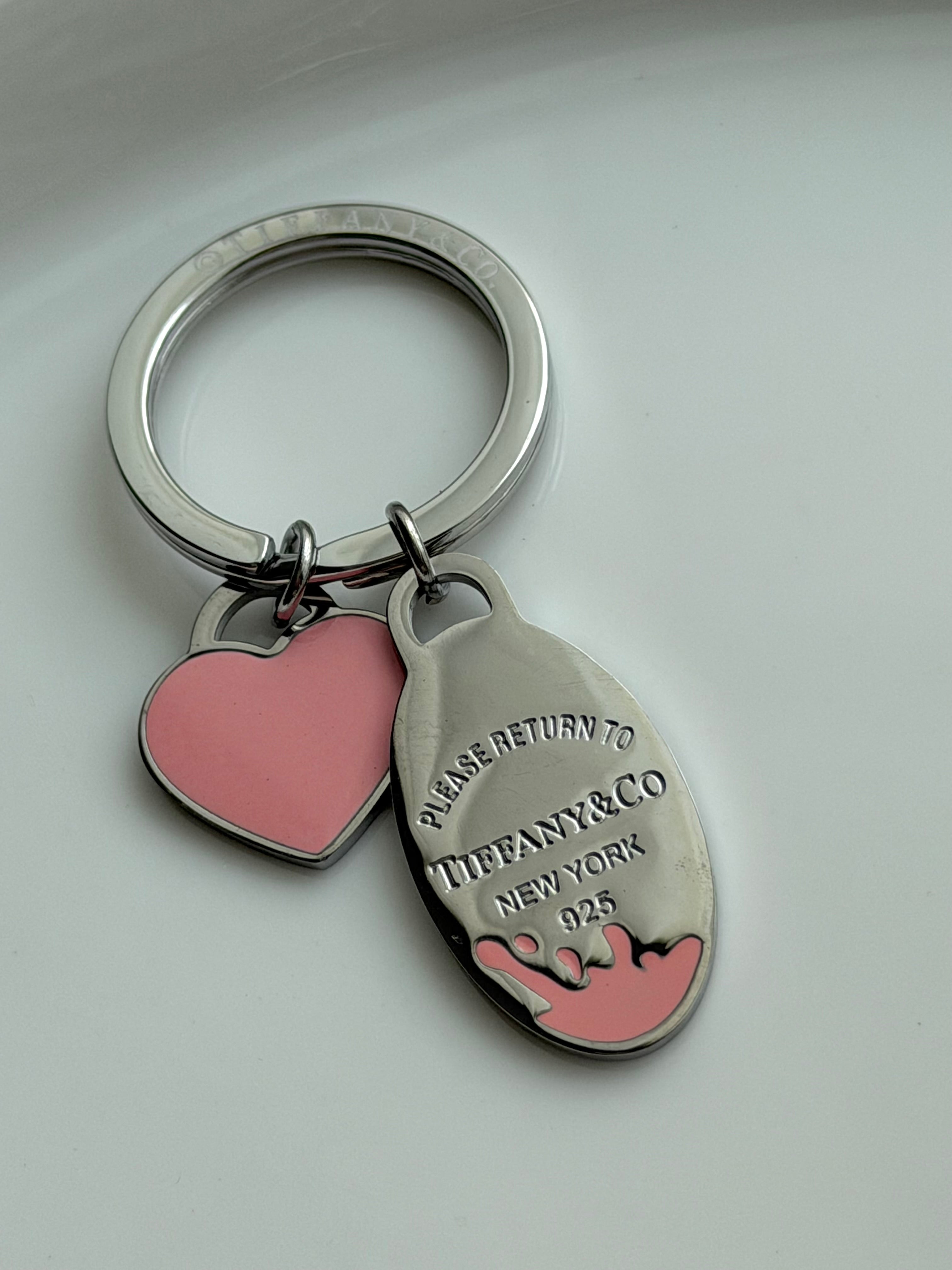LLAVERO CORAZON ROSA