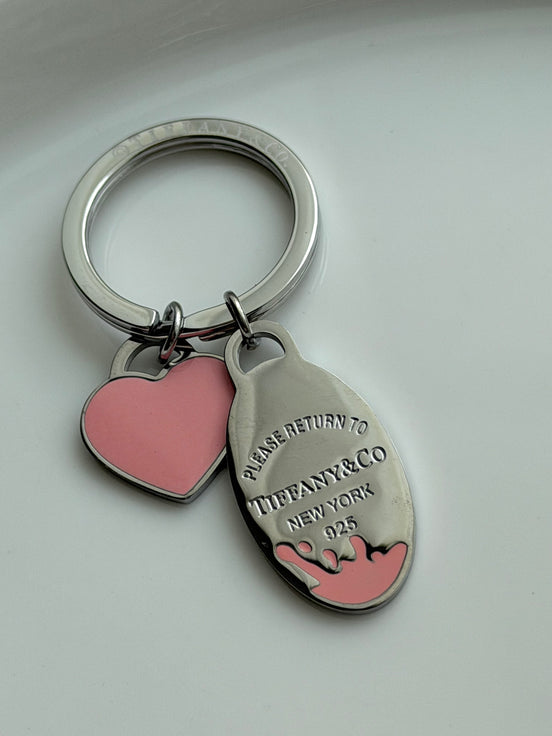 LLAVERO CORAZON ROSA