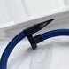 PULSERA CORREA CLAVÓ AZUL