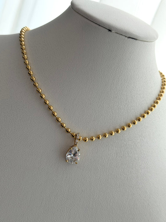 COLLAR CADENA BOLITAS