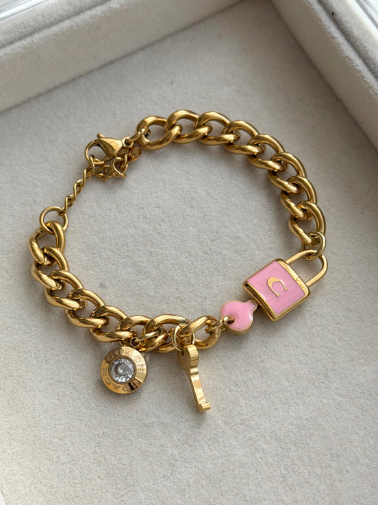 PULSERA LLAVE CADADO C