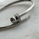BRAZALETE CLAVO CON BOLITA Y ZIRCONIAS