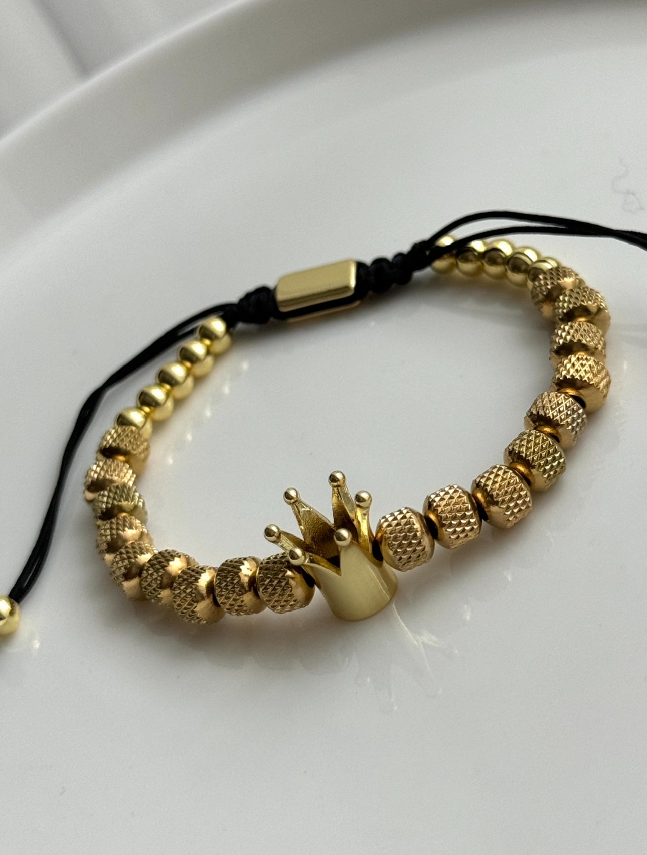 PULSERA DORADA CORONA