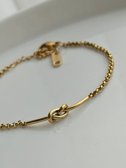 PULSERA CADENA NUDO