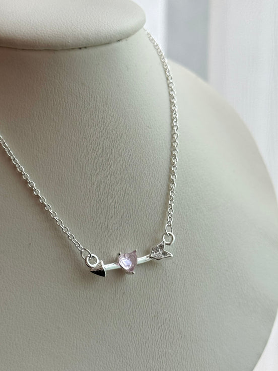 COLLAR FLECHA ROSA