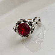 ANILLO PIEDRA ROJA