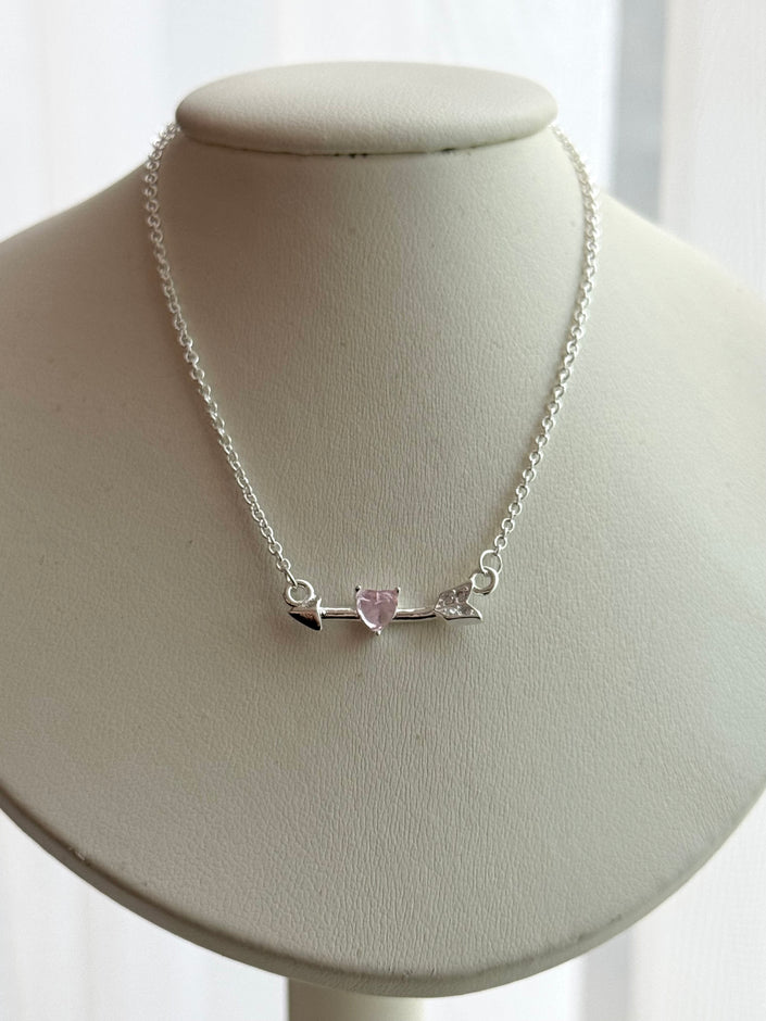 COLLAR FLECHA ROSA