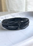 PULSERA ANCLA NEGRA