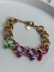 PULSERA ARGOLLAS DE COLORES