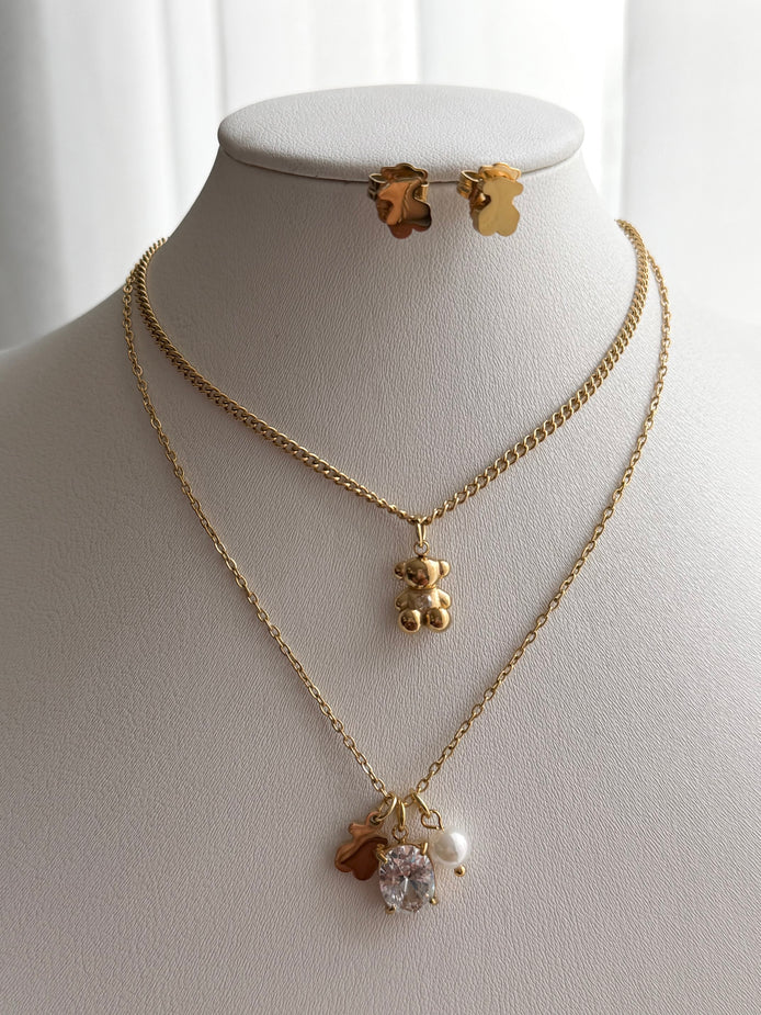 SET DOBLE CADENA OSITO