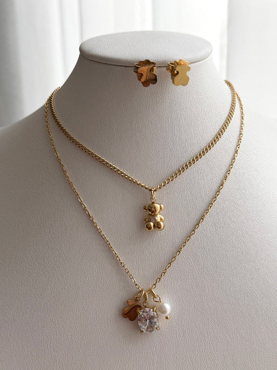 SET DOBLE CADENA OSITO