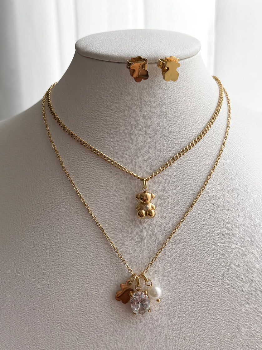 SET DOBLE CADENA OSITO