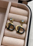 ARETE COLGANTE CD NEGRO