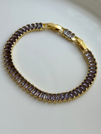 PULSERA TENNIS RECTÁNGULOS