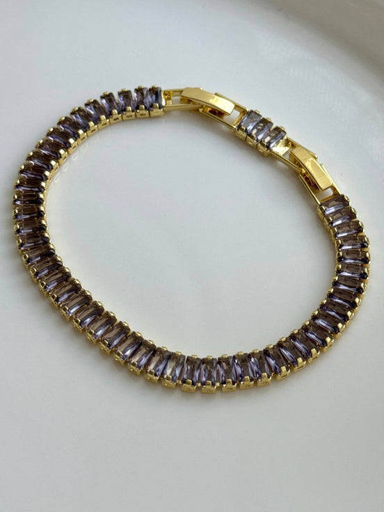 PULSERA TENNIS RECTÁNGULOS