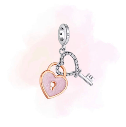 CHARM CORAZON LLAVE