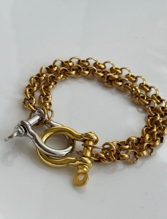 PULSERA DOBLE BROCHE
