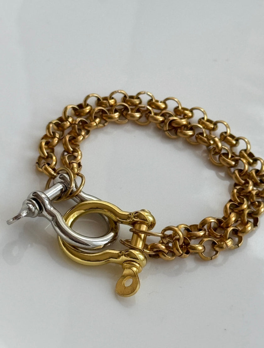 PULSERA DOBLE BROCHE