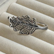 ANILLO HOJA DOBLE