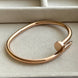 BRAZALETE CLAVO LISO
