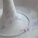 PULSERA CRISTAL MOÑO ROSA