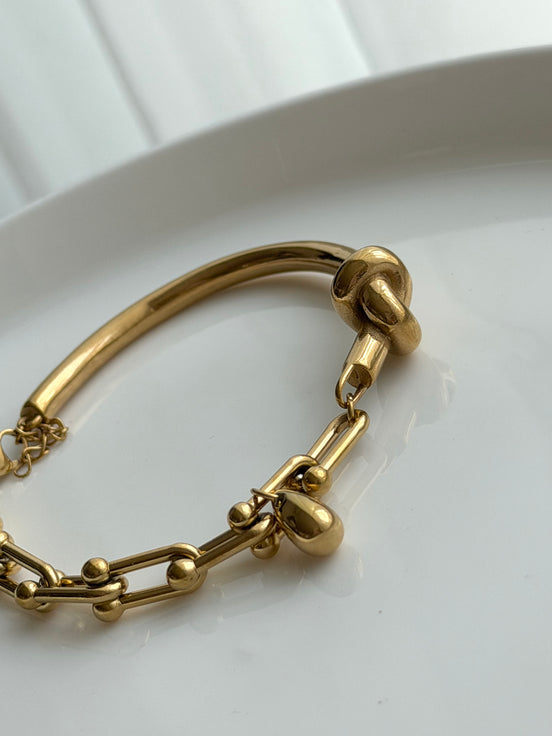 BRAZALETE NUDO ESLABÓNES