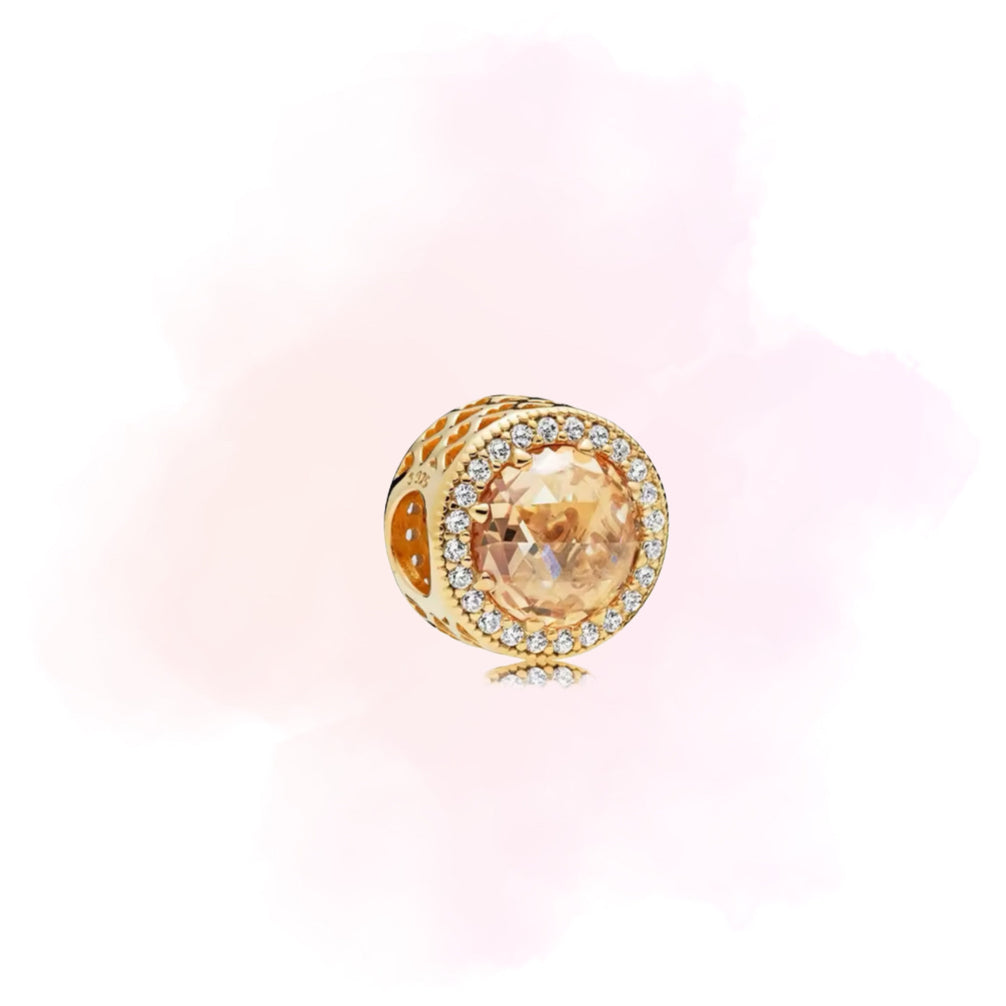 CHARM POEDRA DORADA
