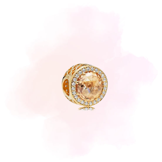 CHARM POEDRA DORADA