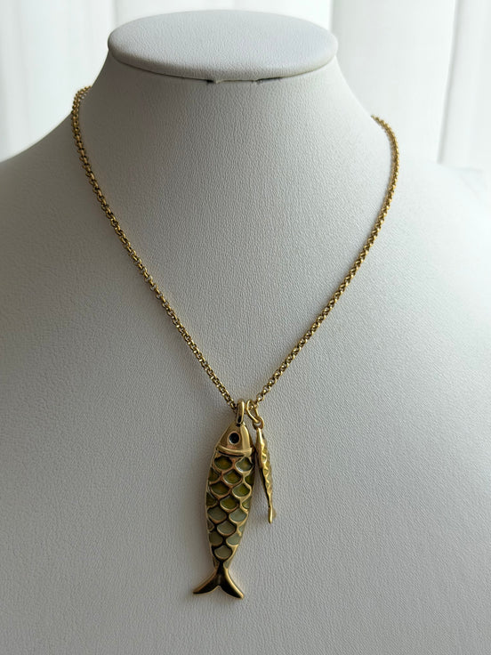 COLLAR PEZ VERDE