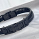 PULSERA PLACA H NEGRA