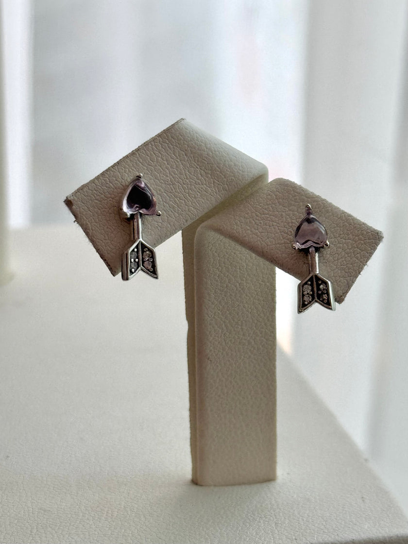 ARETE FLECHA CORAZON ROSA