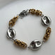 PULSERA ESLABONES Y ARGOLLAS