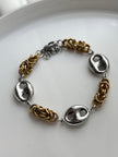 PULSERA ESLABONES Y ARGOLLAS