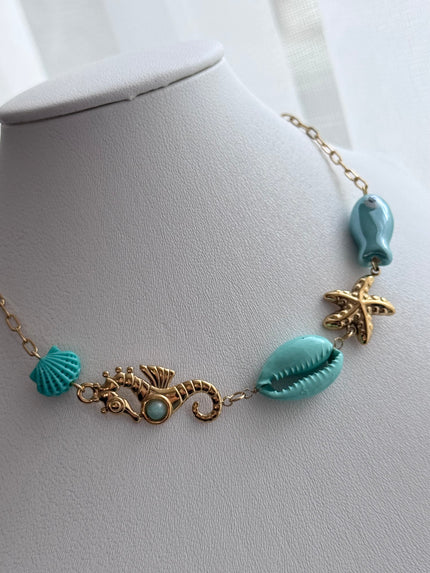 COLLAR CONCHA AZUL