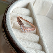 ANILLO TIARA CON ZIRCONIA